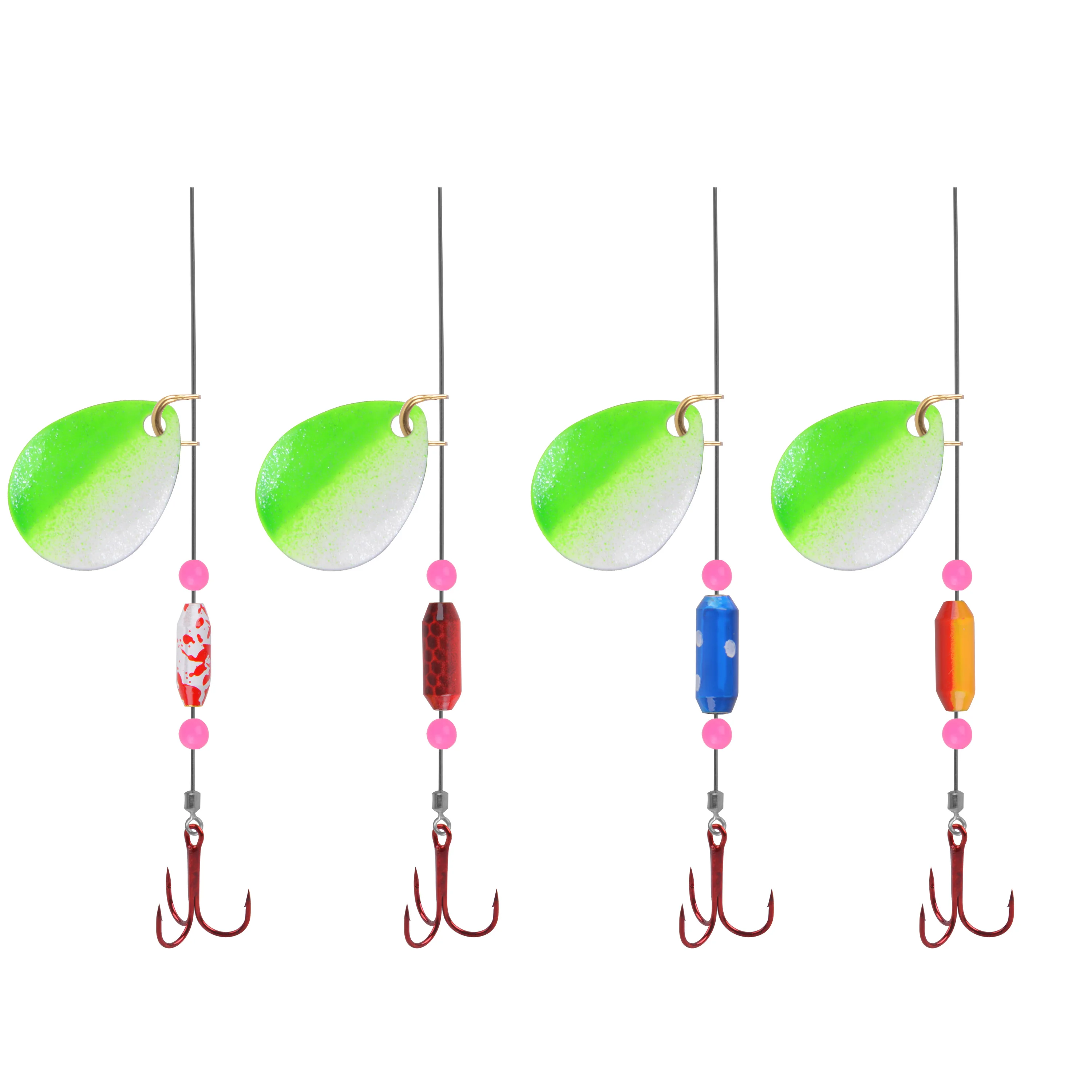 Cuchillas Spinnerbait Sauce y Colorado – Hojas Giratorias para Lubina - imagen 5
