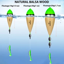 Flotadores deslizantes THKFISH de 5 pulgadas para Crappie y Bass