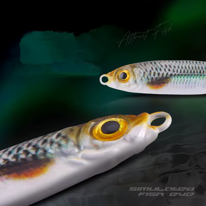 Jigbait Señuelo de pesca 3D Pez Sin Anzuelo - imagen 4