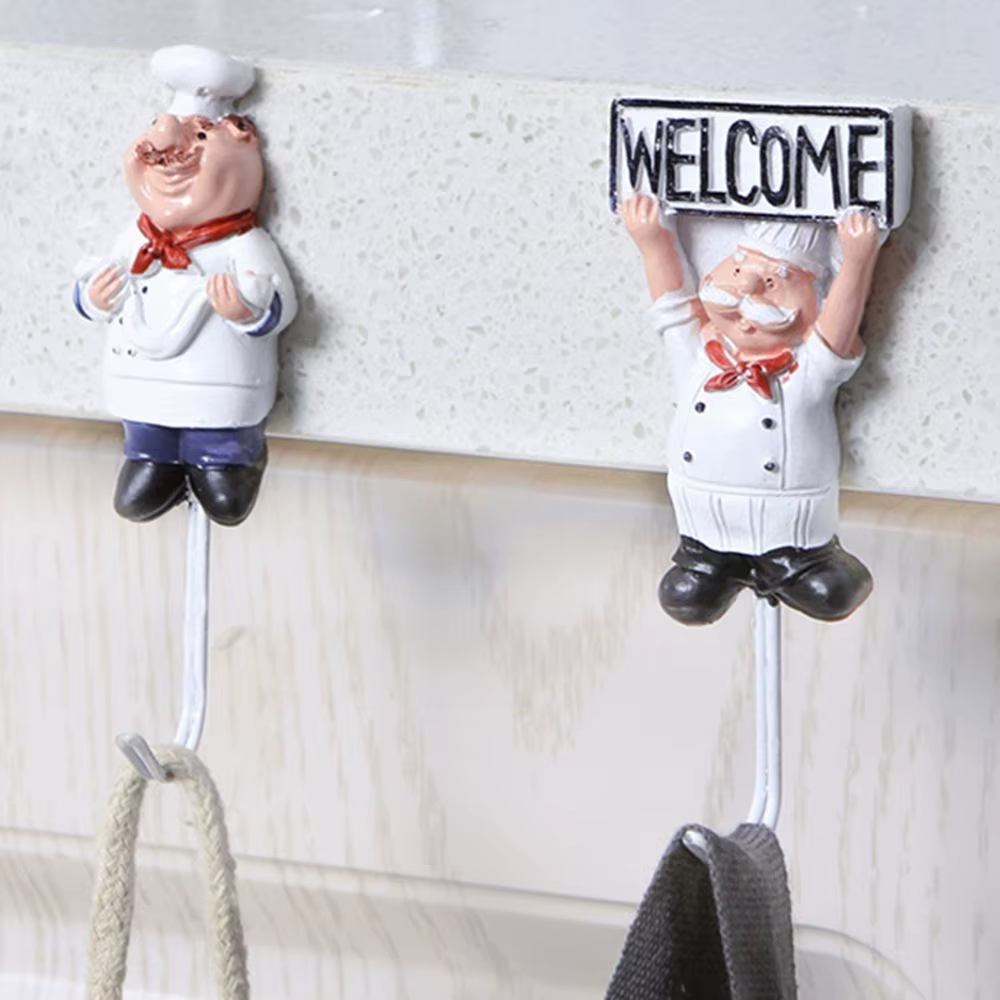 Ganchos de cocina creativa Chef – Estante colgador para utensilios - imagen 5