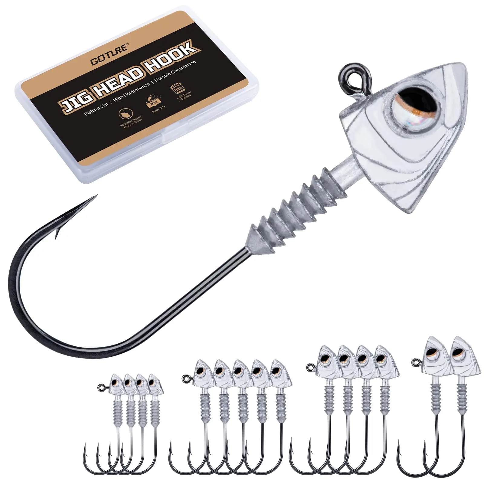 Variedad de pesos del Jig Head Goture