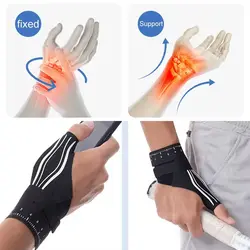 Muñequera de pesca ultrafina nylon ajustable con sujeción pulgar