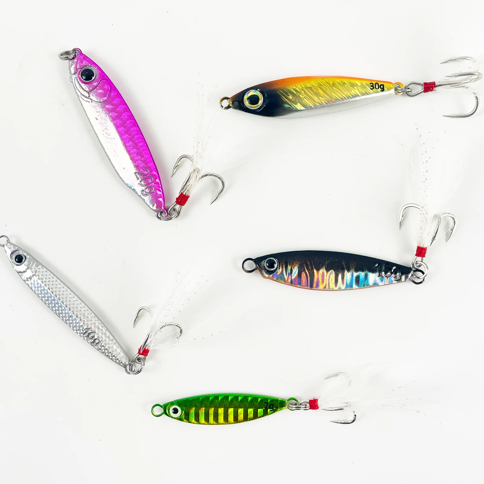 Microjigs de hundimiento Free Fisher: señuelos verticales cuchara - imagen 3