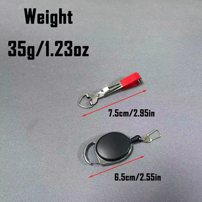 Kit portátil pesca: cortador líneas, desatador nudos, afilador anzuelos - imagen 2
