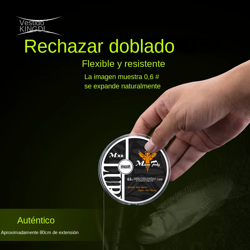 PE Kingdom Micro Fly – Sedal trenzado 4 hebras - imagen 3
