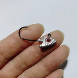 Anzuelos Jig Head con púas 4-6 g