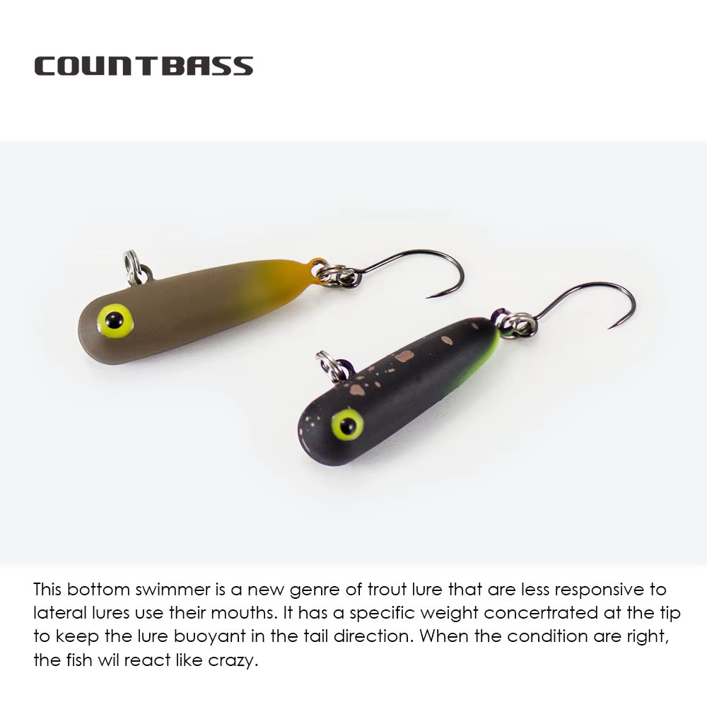Crankbait Countbass 30mm – Señuelo vibración sin labios para fondo - imagen 3
