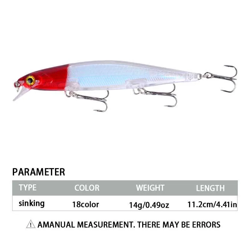 Detalle del diseño del cebo artificial para pesca deportiva