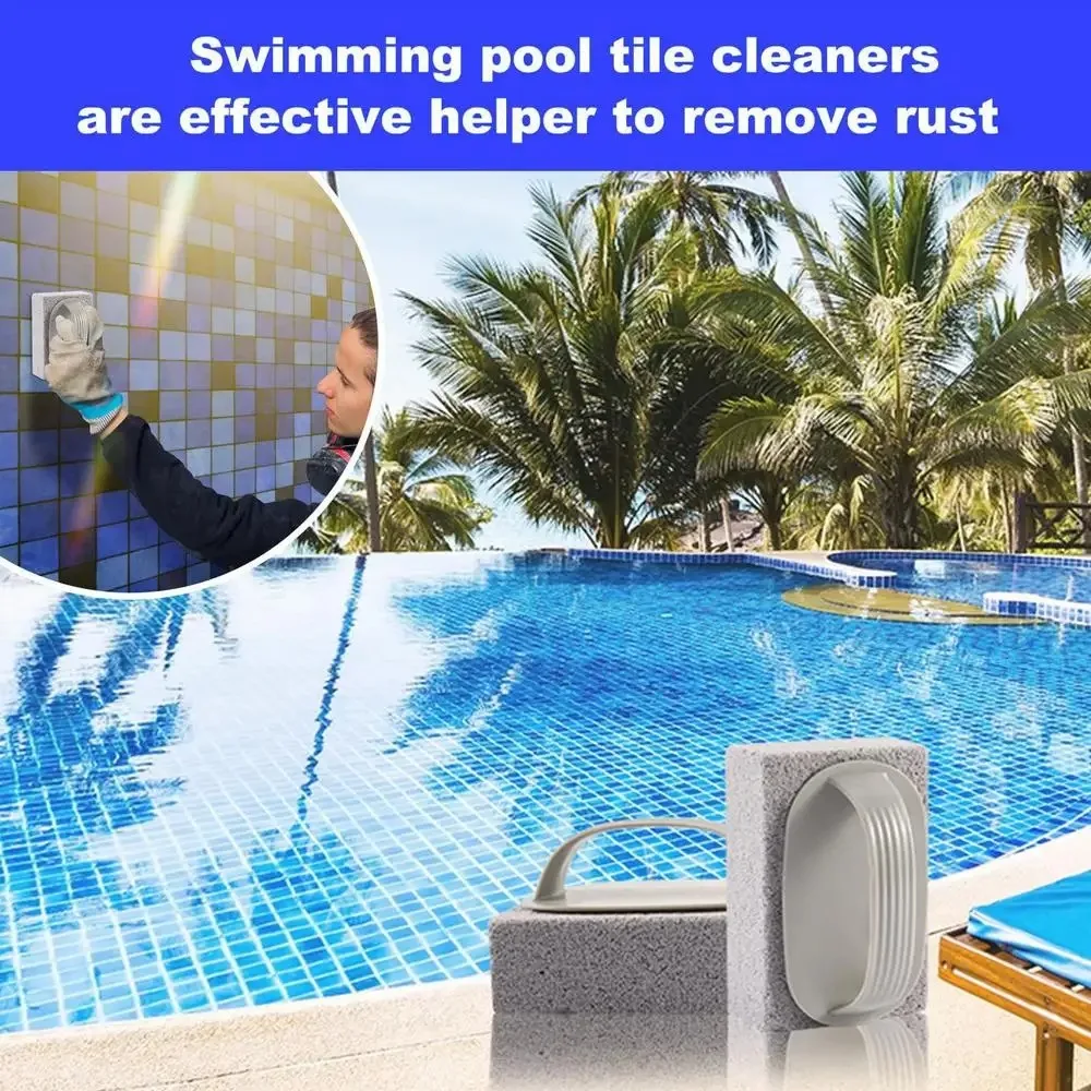 Cepillo de piedra pómez para limpiar piscinas y azulejos - imagen 4