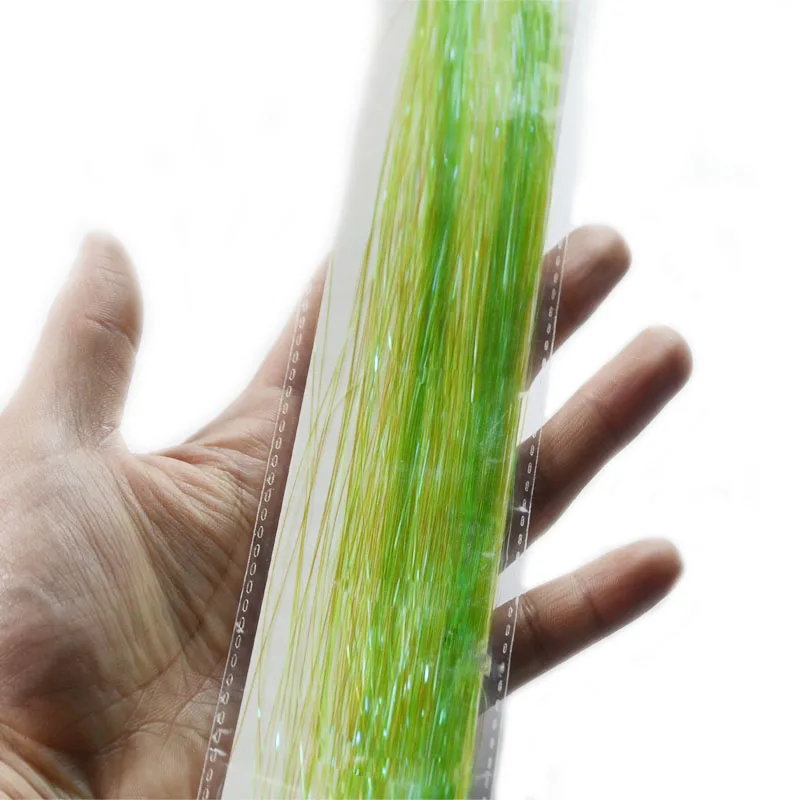 Flashabou Oropel para atar moscas de trucha, lucio y agua salada