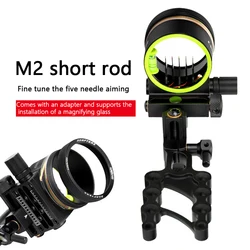 Sight Compound M2 - Accesorio metálico ajustable para arco de pesca