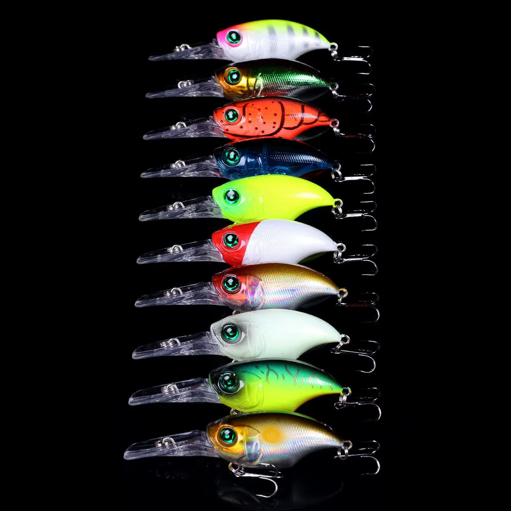 Señuelo de pesca flotante Crankbait DHYJSFDC de 7 cm