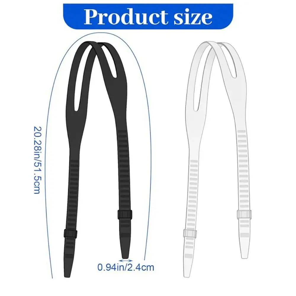 Correa gafas de buceo en silicona universal ligera y ajustable - imagen 4