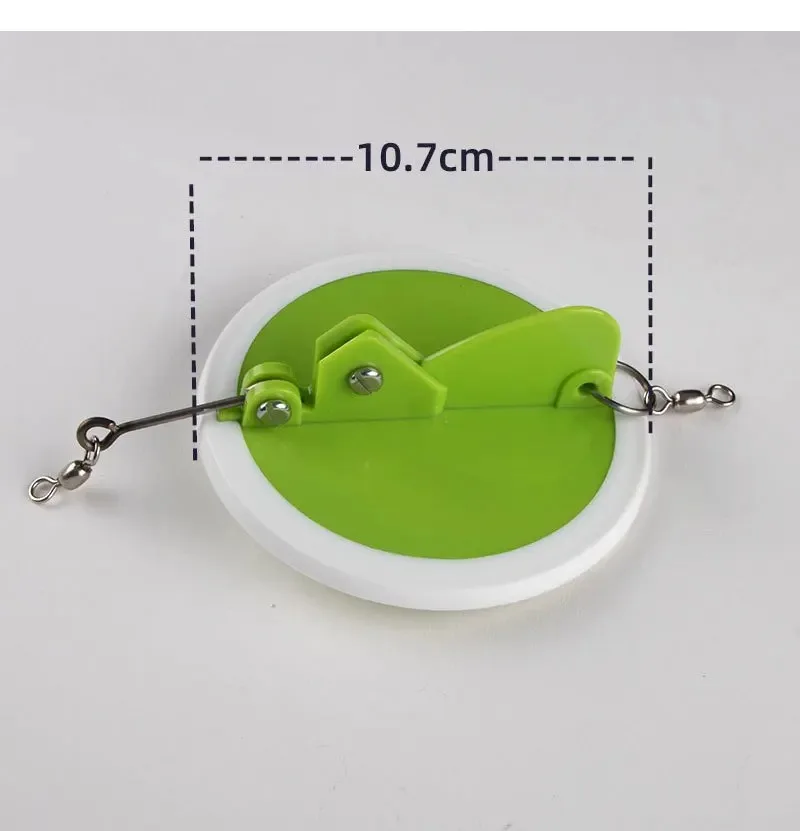 Disco Dipsy Diver Fishingfans de 150g visto desde arriba