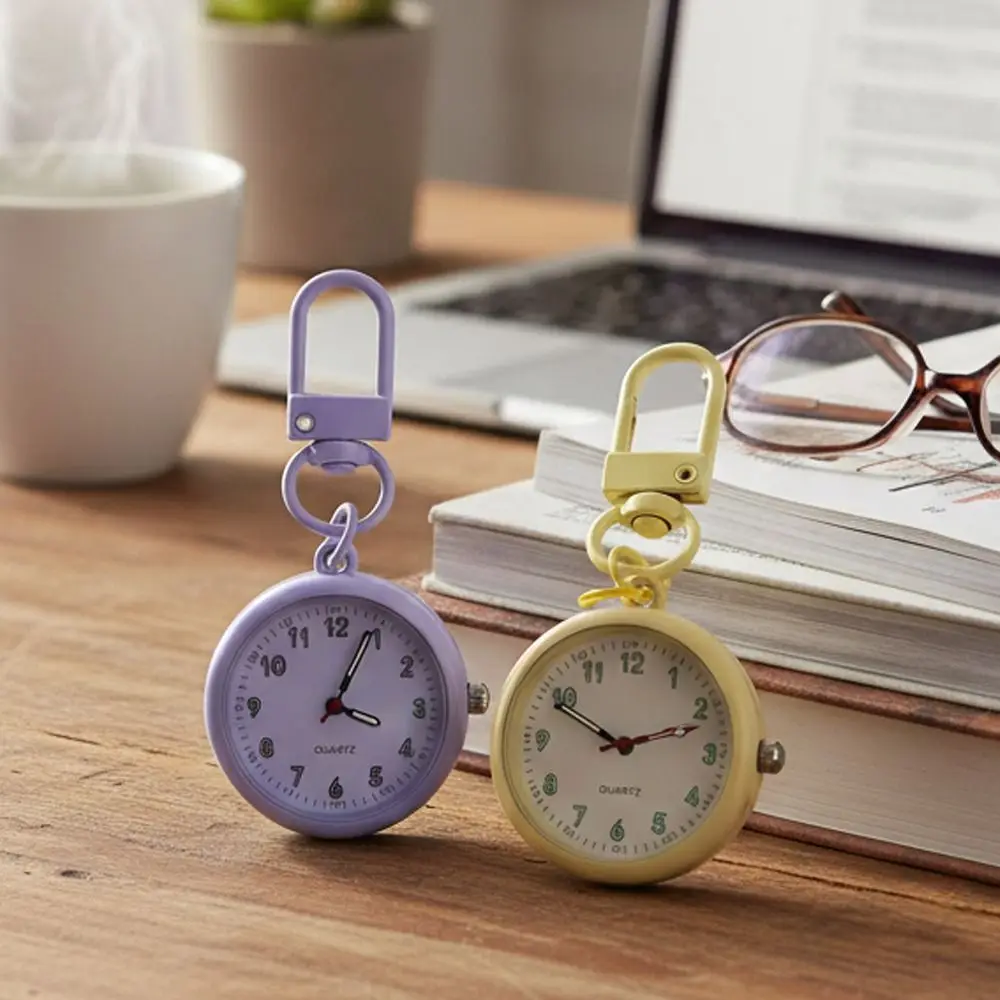 Reloj de bolsillo silencioso con caja de aleación y cuero - imagen 3