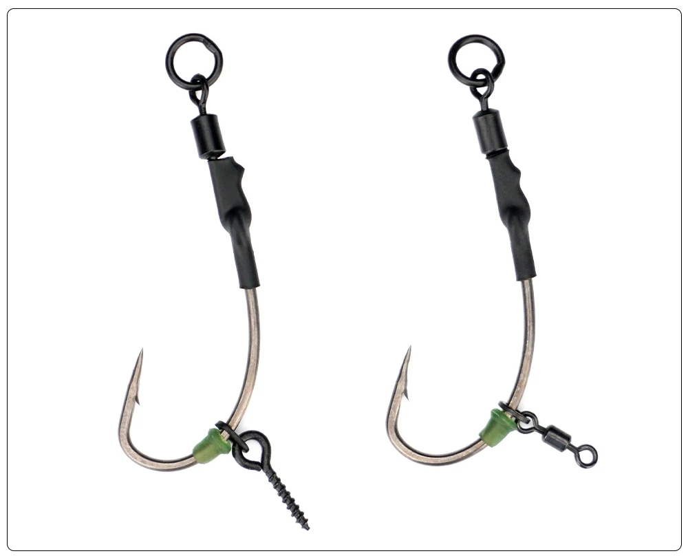 Detalle del montaje con micro ring swivel