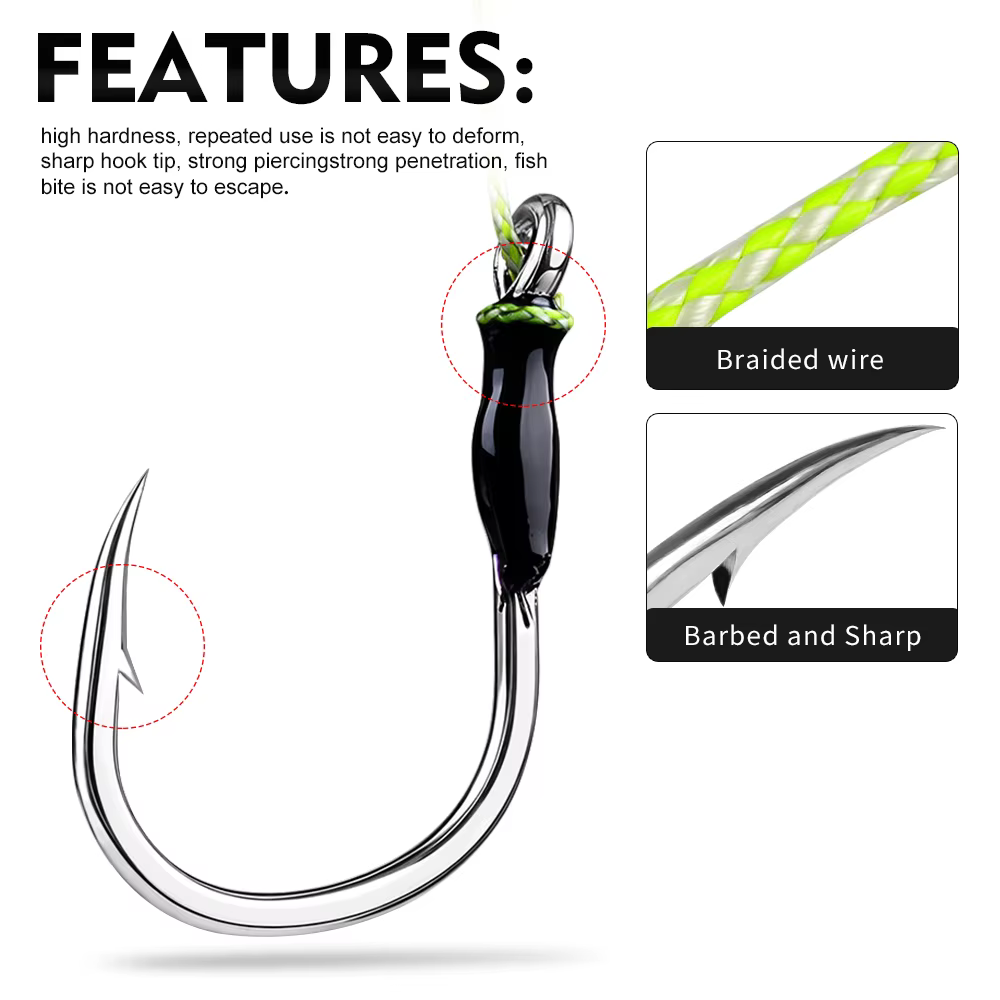 Jigs Proberos Doble Púas con Falda Zebra – Señuelo Seda Alta Mar