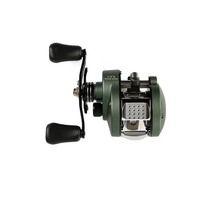 Carrete baitcasting metálico freno magnético anti-retroceso alcance - imagen 5