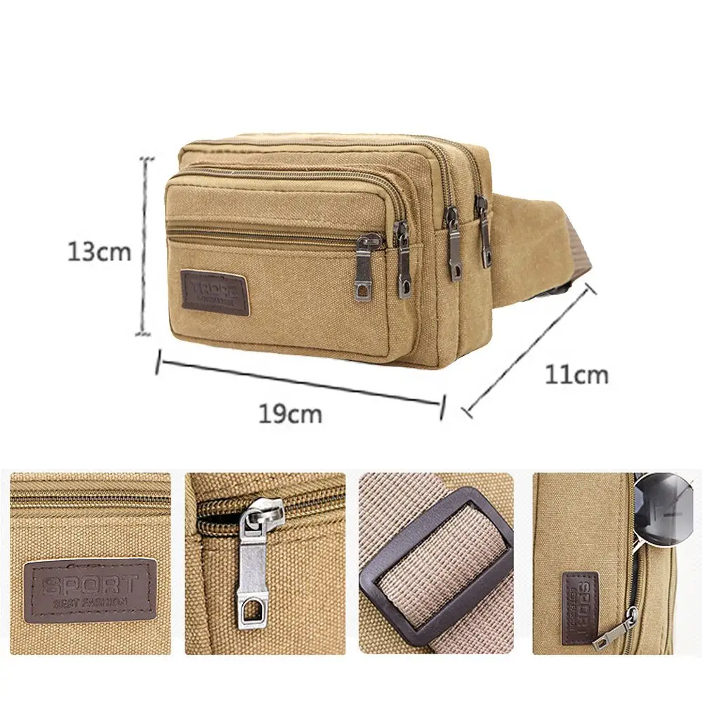 Riñonera crossbody vintage con bandolera ajustable para pesca - imagen 4