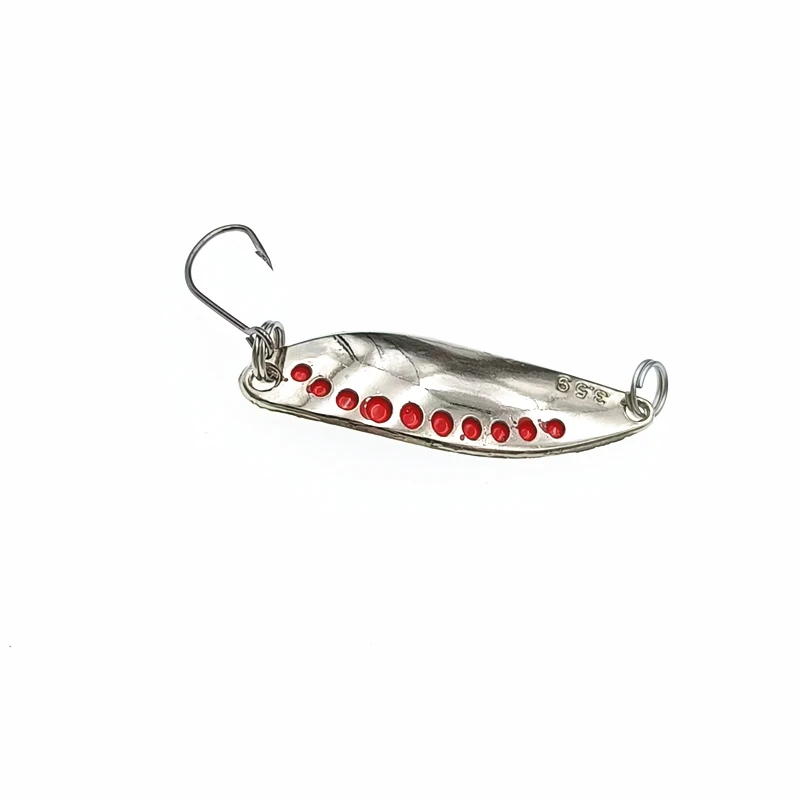 Cuchara de metal Vib Jig Wobbler Isca con lentejuelas - imagen 5