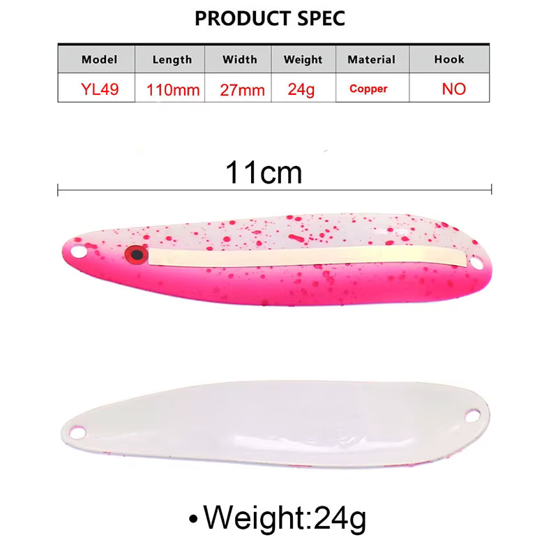 Señuelo curricán fundición cuchara spinner para pesca intermitente - imagen 2