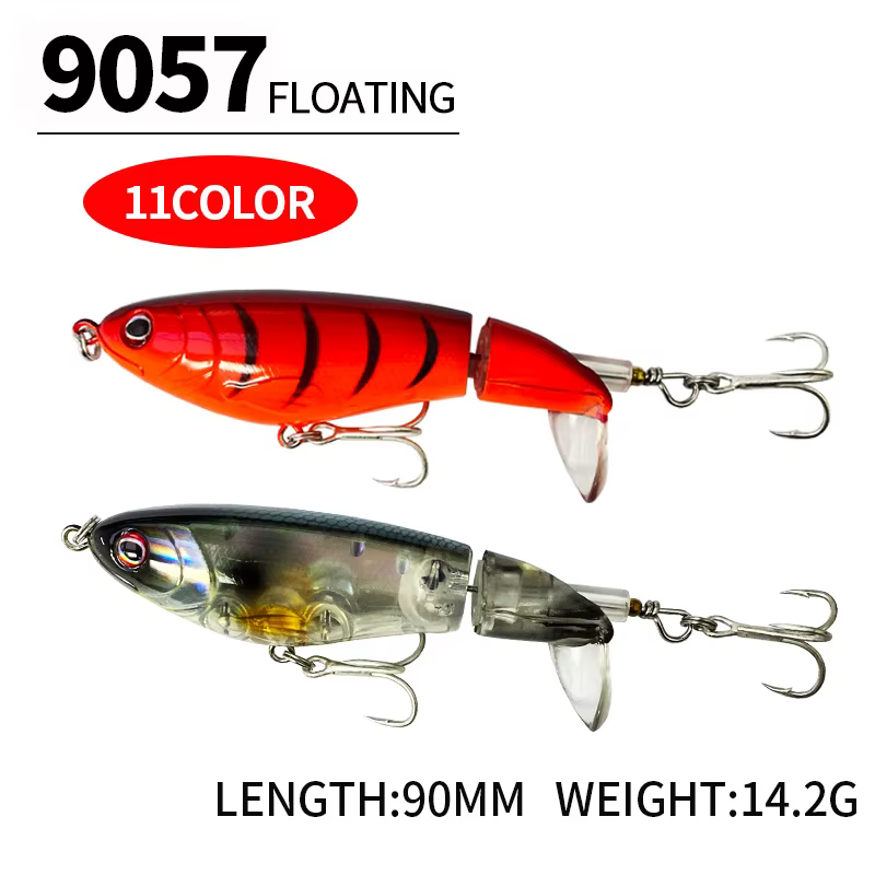 Señuelo cola giratoria Whopper Plopper 90 mm para lubina - imagen 3