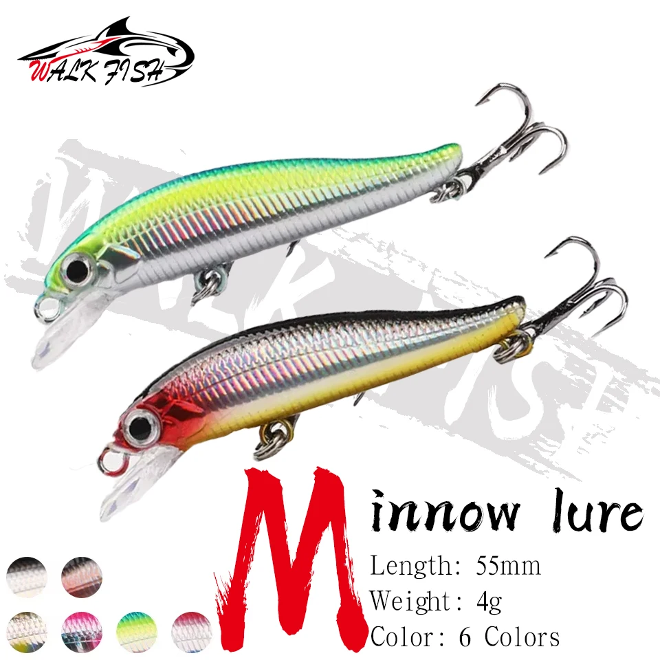 WALK FISH jerkbait hundido señuelo para trucha cebo duro