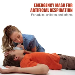 Mascarilla CPR reutilizable con válvula unidireccional para pesca