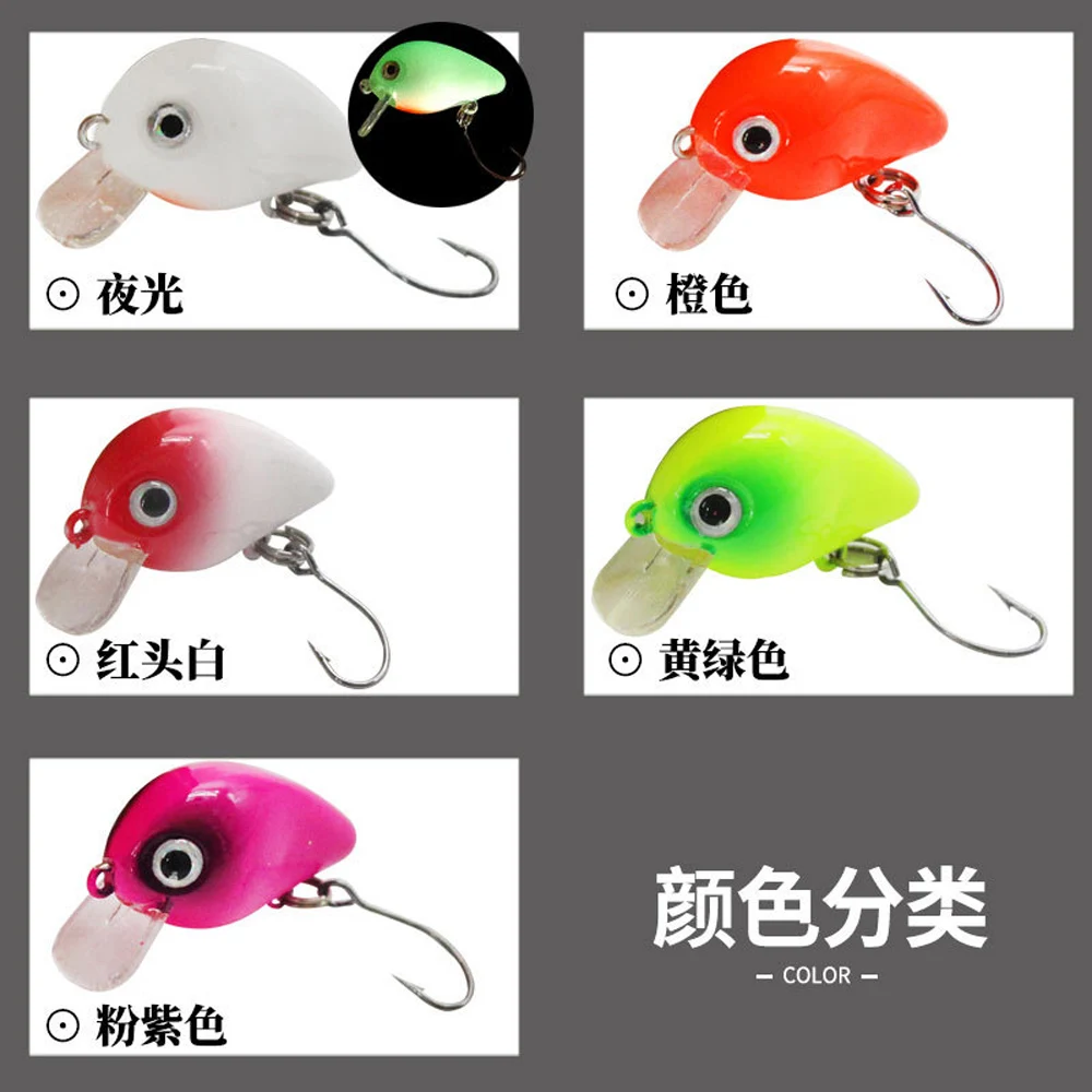 Kuga Nano Mini Crankbait Flotante 30mm 2g para Trucha y Perca