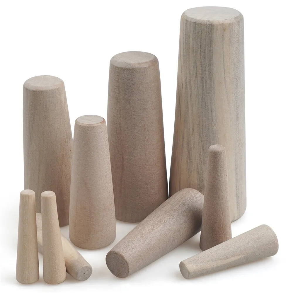 Tapones cónicos marinos en madera blanda
