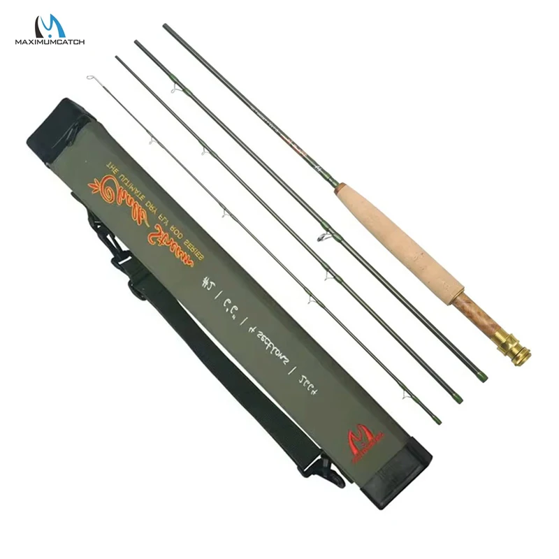 MAXCATCH CHALK caña de mosca seca acción rápida carbono 40T - imagen 4