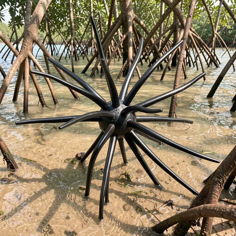 Señuelo TPE flotante en forma de bola Erizo para pesca nocturna - imagen 5