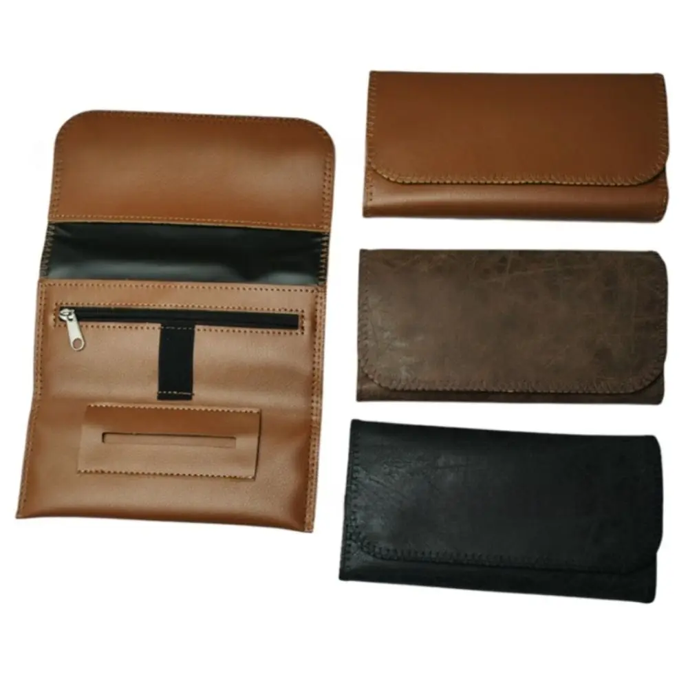 Bolsa de tabaco plegable de piel sintética para hombre - imagen 5