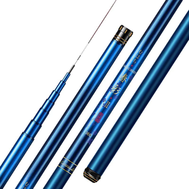 Caña Carpa Cruciana Ultraligera 19/28 Tune – Alto Carbono 46T Sección Corta - imagen 3