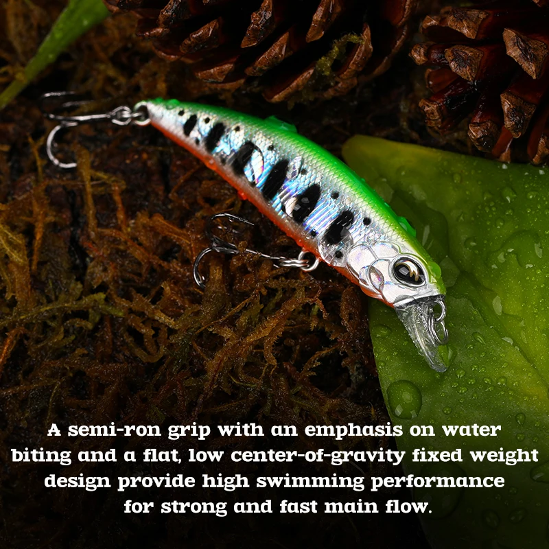 Señuelo Minnow TSURINOYA 60S sinking 60mm – Lubina trucha lucio - imagen 4