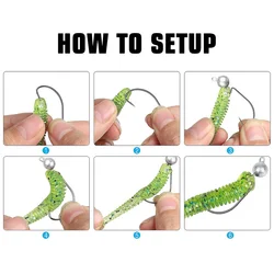 Jig Head Redondo Offset – Anzuelo de plomo para Swim Bait