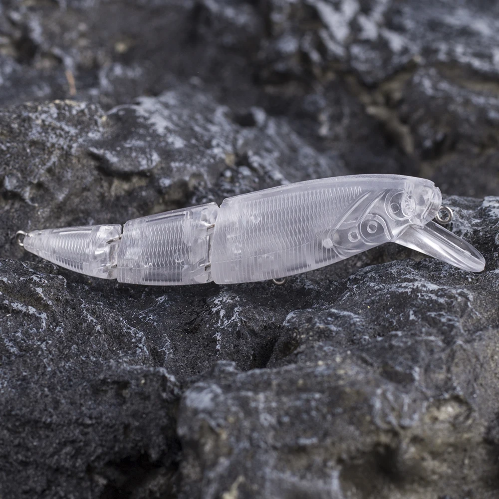 Dr.Holife Swimbait articulado sin pintar con cascabel para montar - imagen 5