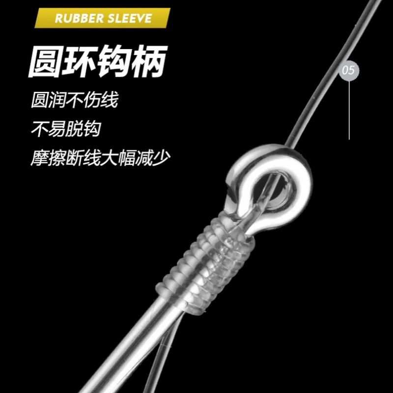 Anzuelos BKK Jig Head con púas y vástago largo de acero carbono - imagen 3