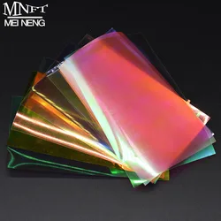 Flash arcoíris material para alas traseras brillantes moscas
