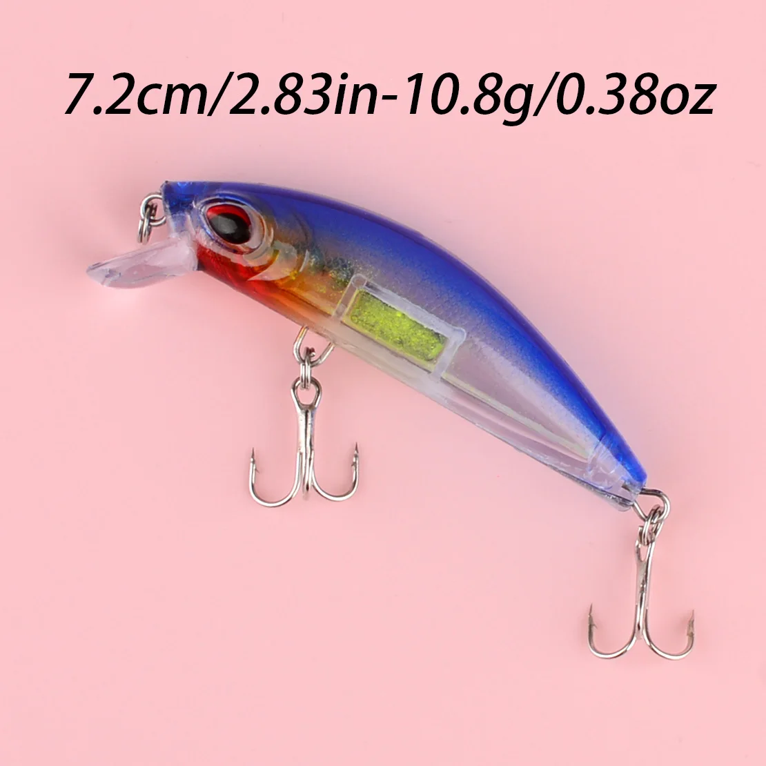 Señuelo jerkbait minnow hundimiento oscilante negro - imagen 4
