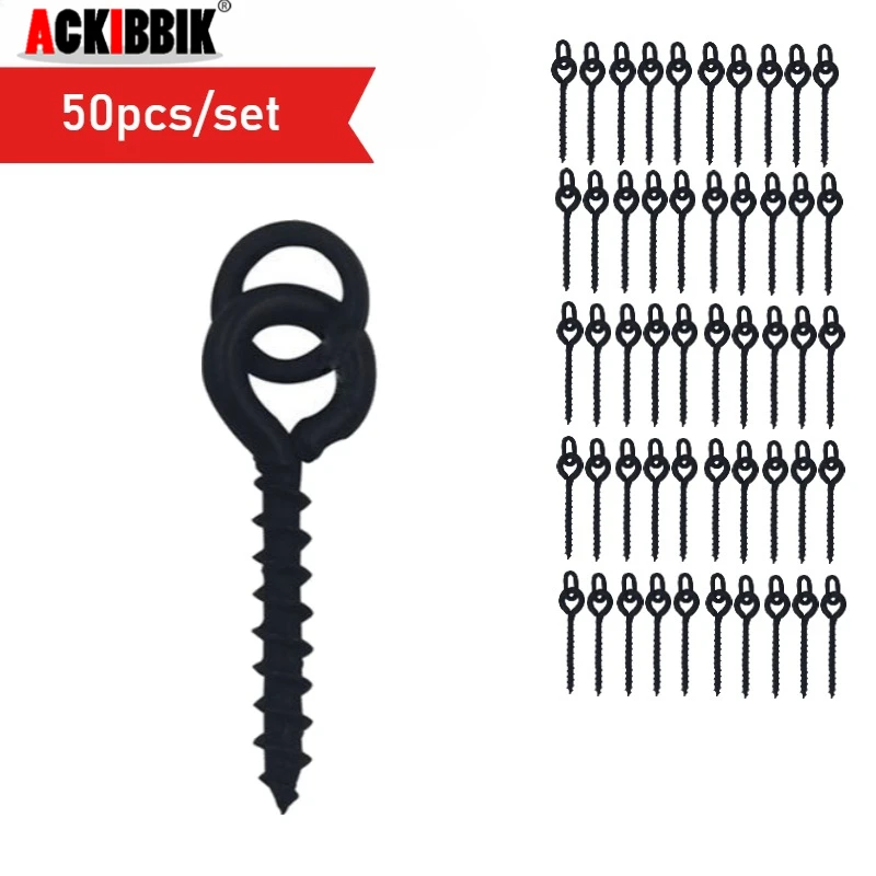 Ackibbik tornillos de cebo para boilie de anillo redondo – Chod Rig - imagen 3