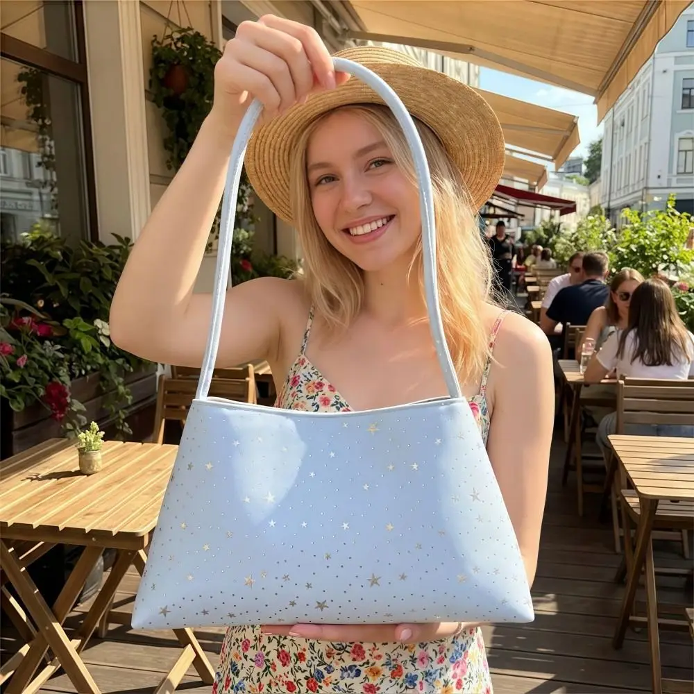 Bolso de hombro con estrellas estilo coreano, gran capacidad verano - imagen 2