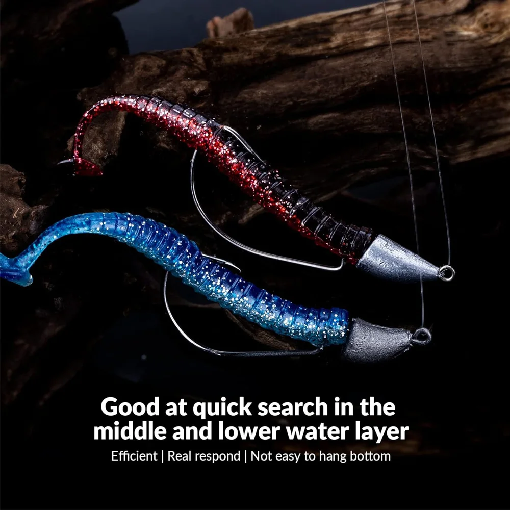 Anzuelo Jig Head metal para vinilo Texas Rig - imagen 4