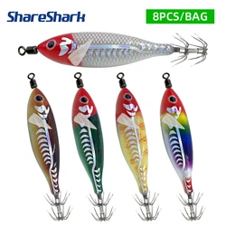 ShareShark Cebo camarón luminoso con anzuelo para pesca marina