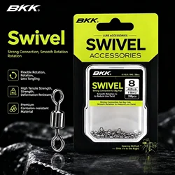 Eslabones giratorios BKK de acero inoxidable sólido para señuelos