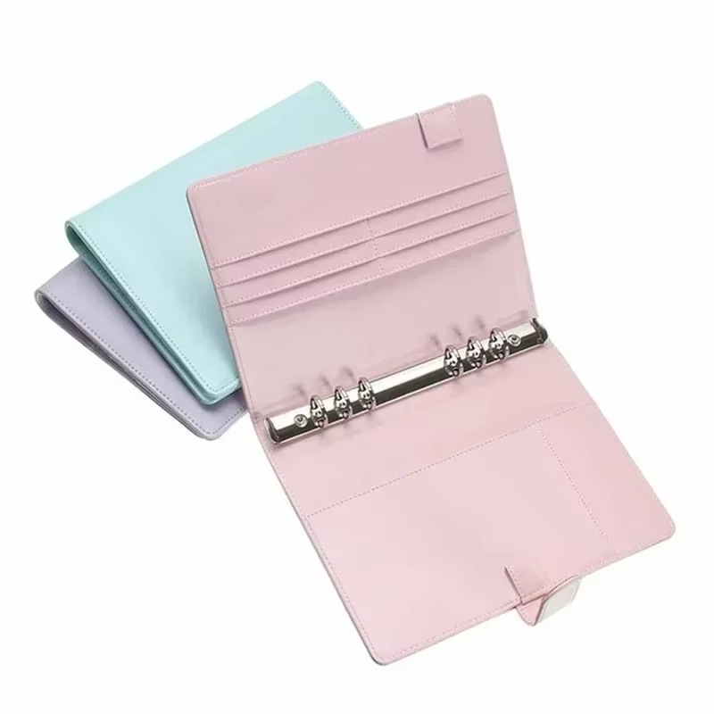 Cuaderno de pesca recargable Vintage cuero – Organizador documentos A5 - imagen 3