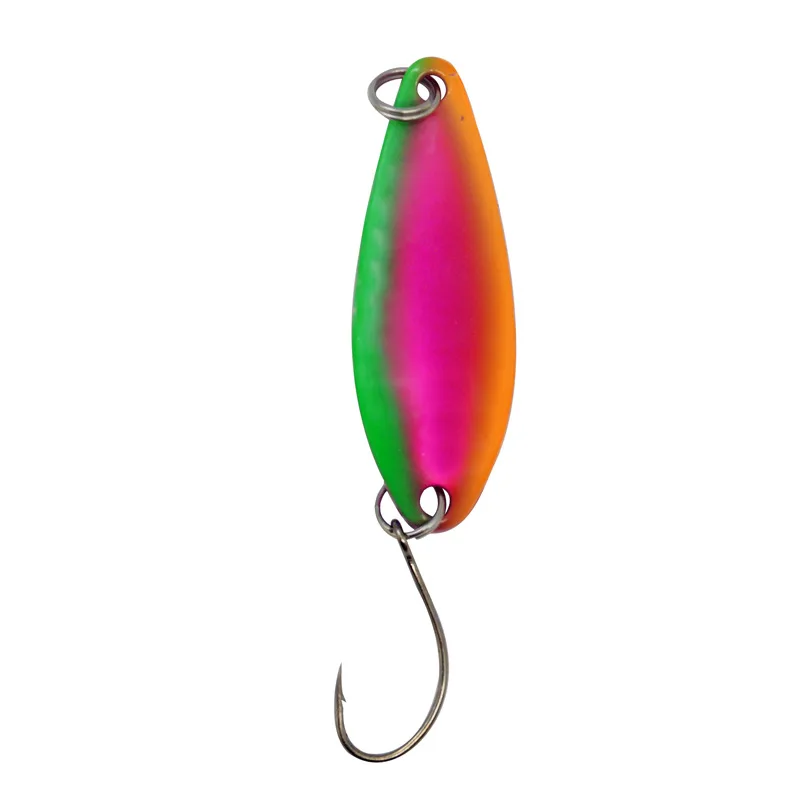 Salix Señuelo de pesca hoja con lentejuelas para trucha - imagen 3