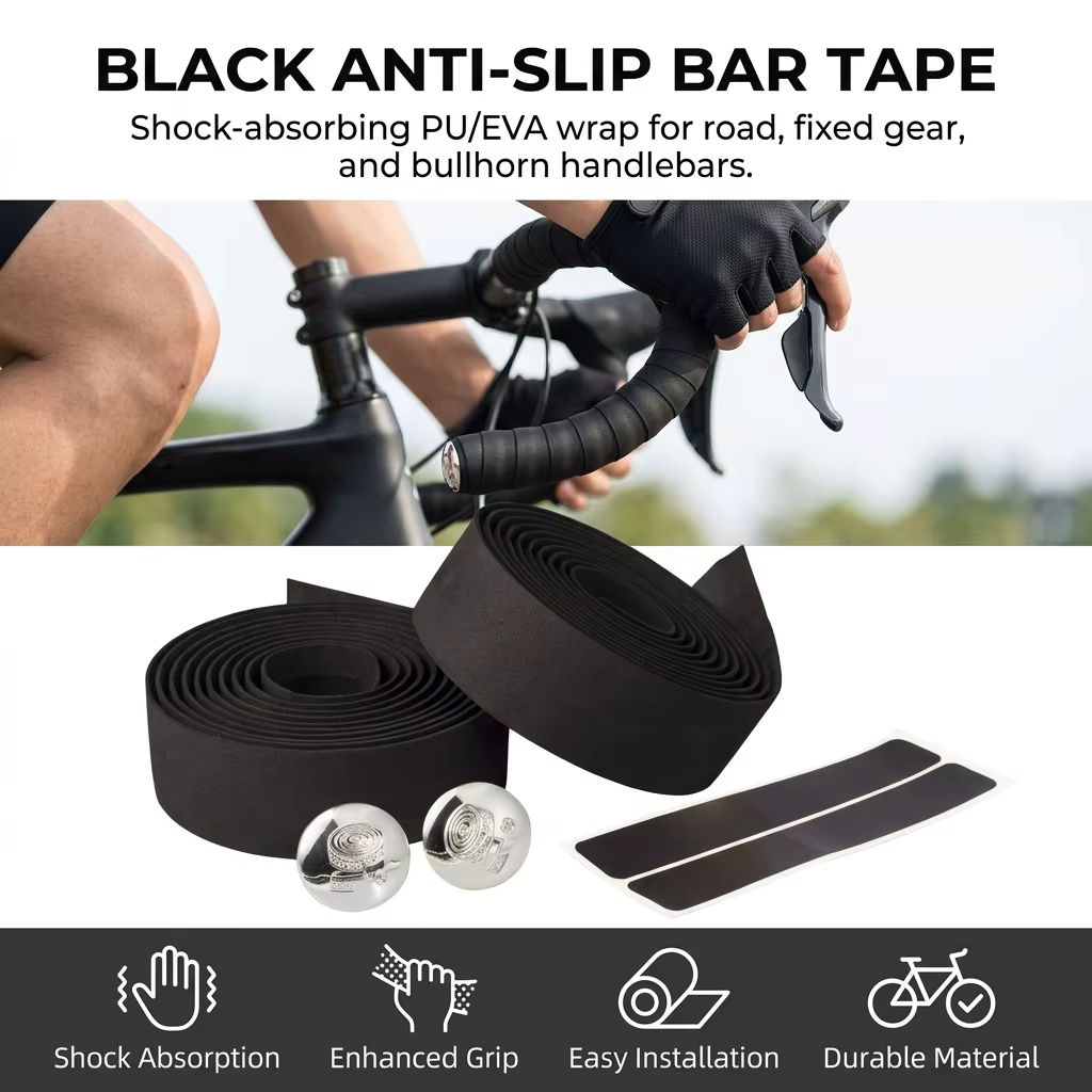 Cinta de Manillar Camuflaje Antideslizante para Bicicleta - imagen 4