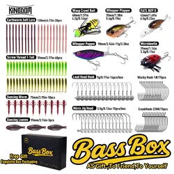 Kingdom Kit Señuelos Pesca Jighead y Vinilo para Trucha y Lucio