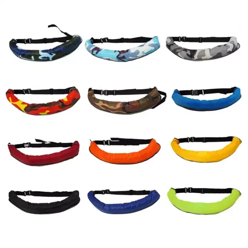 Cinturón salvavidas inflable para pesca deportiva tipo riñonera - imagen 4